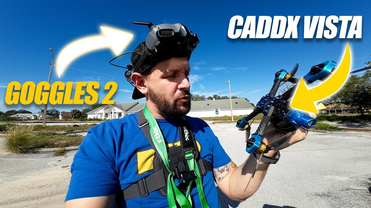 DJI Goggles 2 first flight with the Caddx Vista | Still needs some work