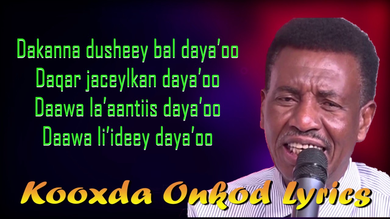 Cabdullahi Shariif Baastoow | Dab Markaan Ku Joogsadaa Damqadaa | Onkod Lyrics 2020.