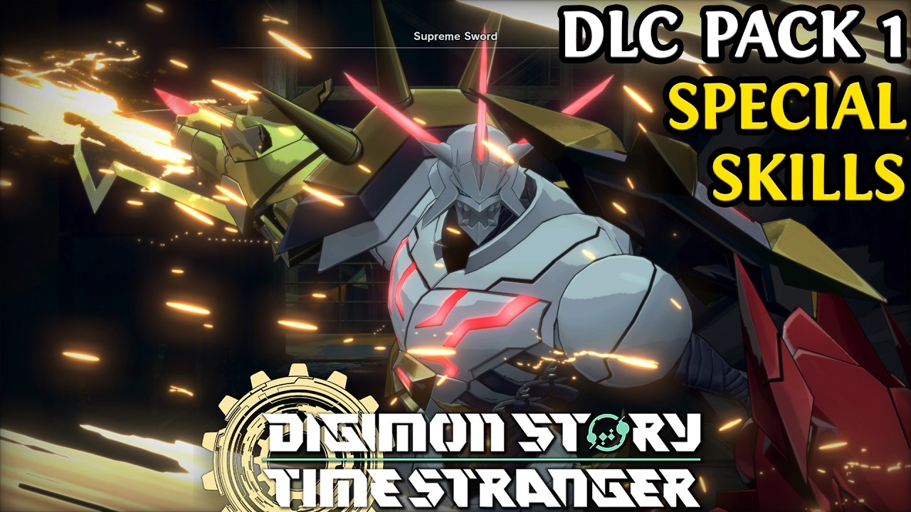 Все DLC-навыки Дигимонов | Digimon Story Time Stranger Pack 1 | Фирменные приёмы Омнимона Альтера
