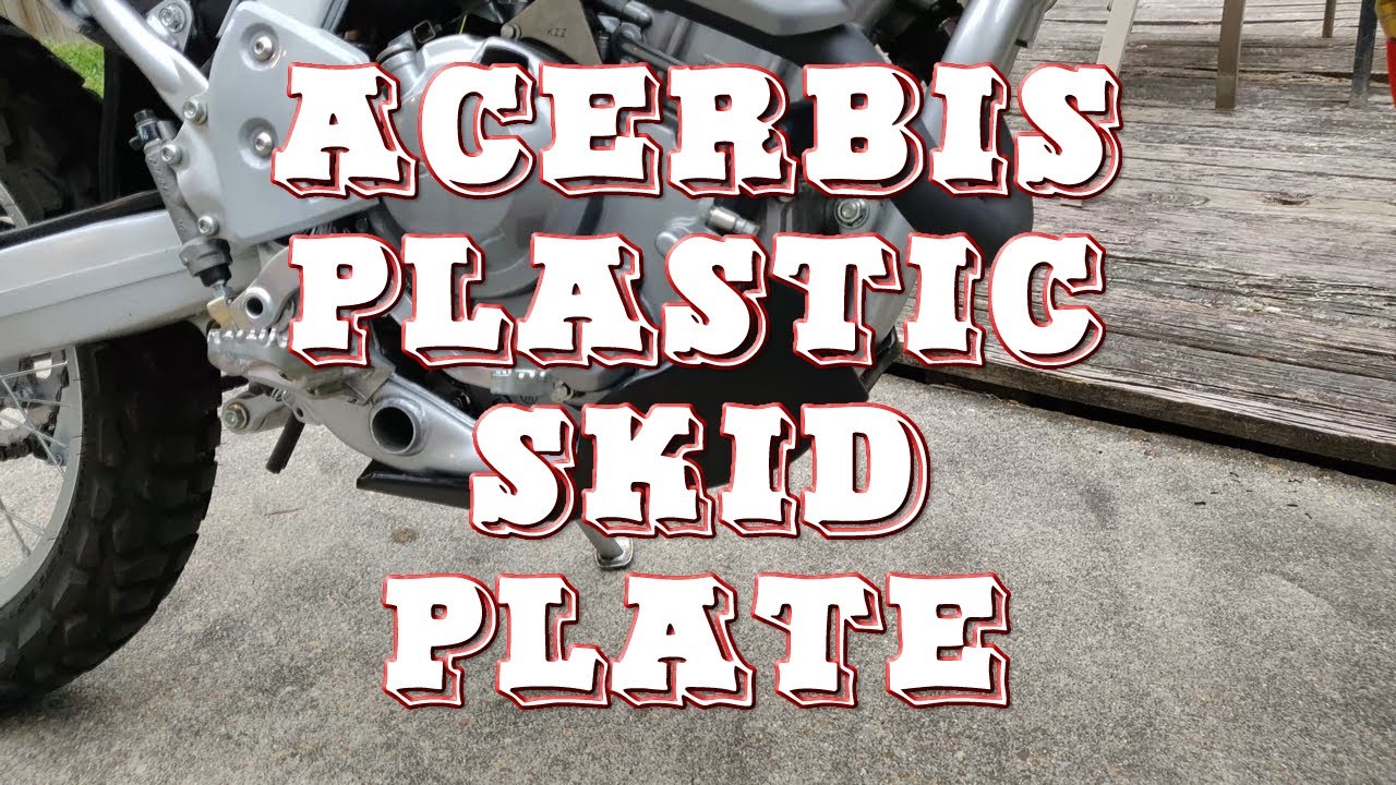 CRF250L | Acerbis Plastic Skid Plate Review