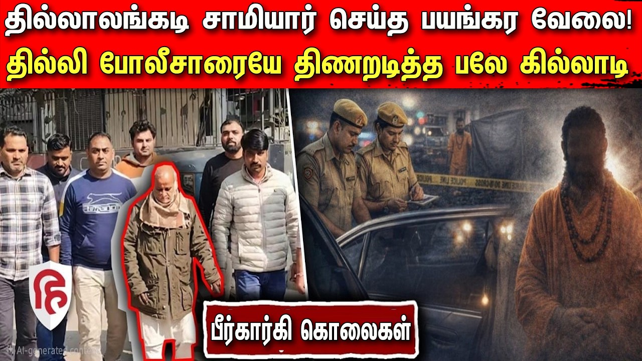 தில்லாலங்கடி சாமியார் செய்த பயங்கர வேலை! தில்லி போலீசாரையே திணறடித்த பலே கில்லாடி | Bala Somu | TCT