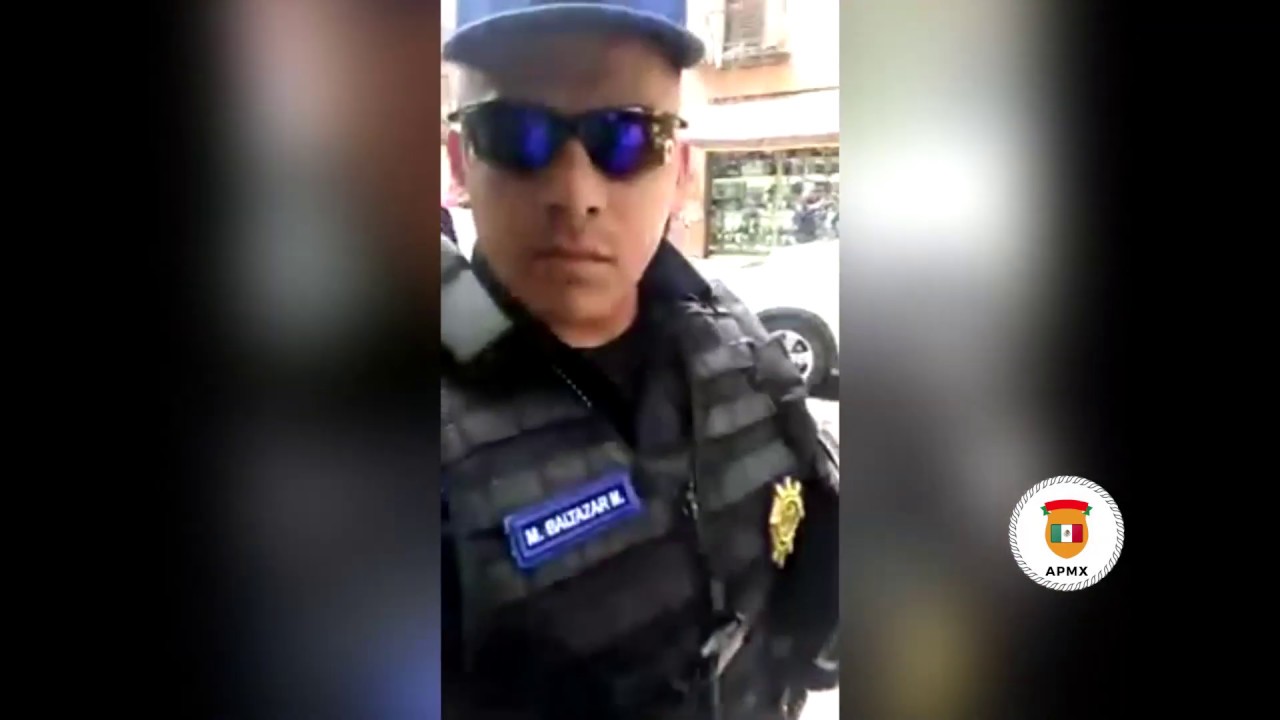 23. Polic&iacute;as de CDMX  agreden a persona que graba sus abusos | Actividad Policial M&eacute;xico APMX