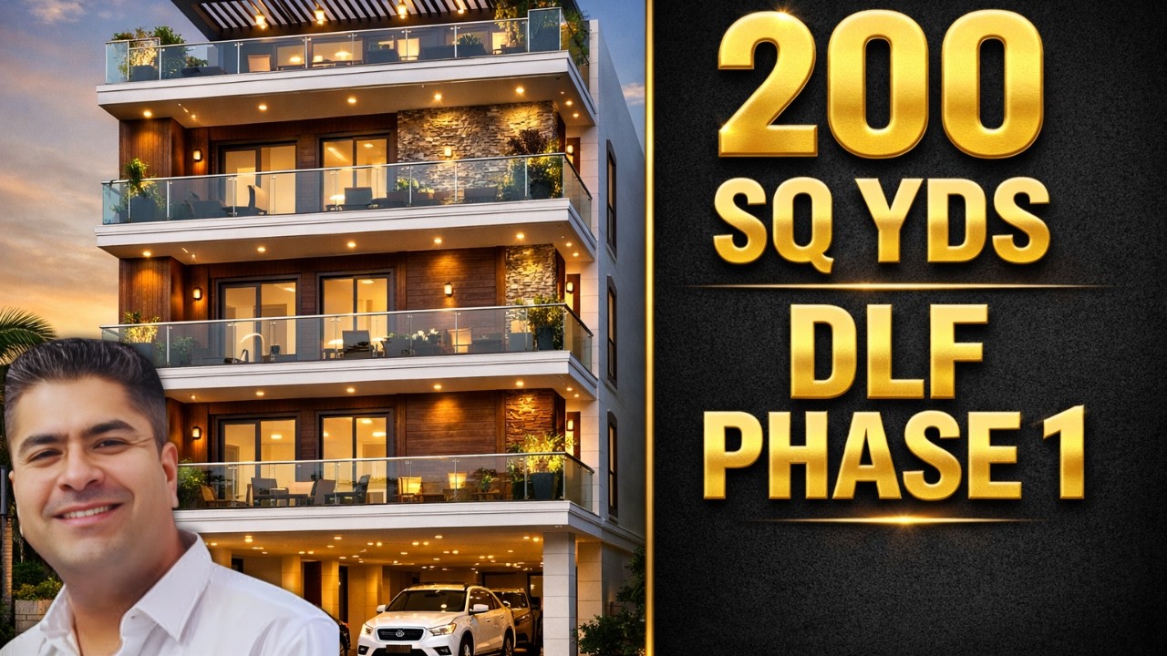 200 SQ YDS | All Floors Available in DLF Phase 1 | Premium Location at Attractive Price 🔥#dlfphase1
