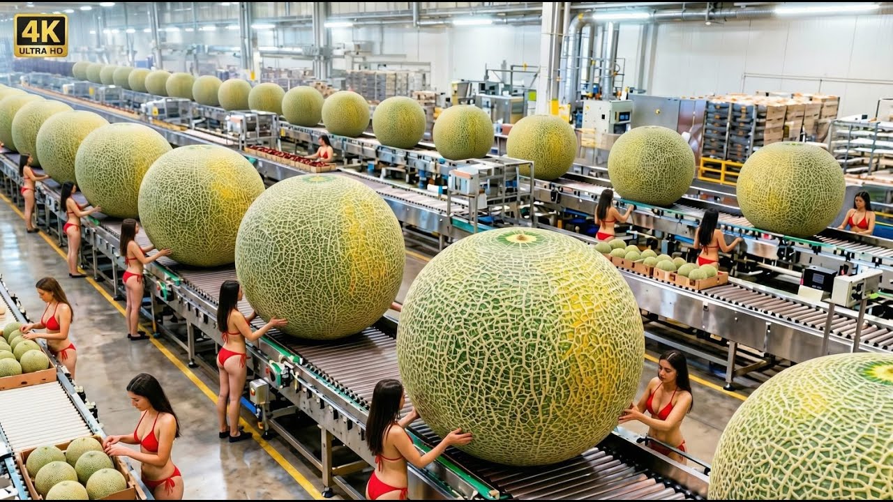 How a Modern Dried Melon Factory Works: From Fresh Fields to Perfect Golden Slices (Full Process)