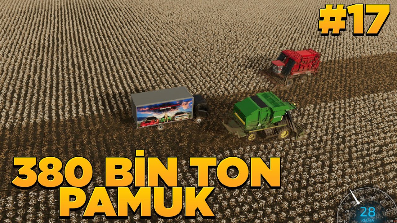 TARLADAN ÇIKAN BÜTÜN PAMUKLARI KIYAFET YAPIYORUM | FARMİNG SİMULATOR 2022 | fs 22 pamuk hasadı