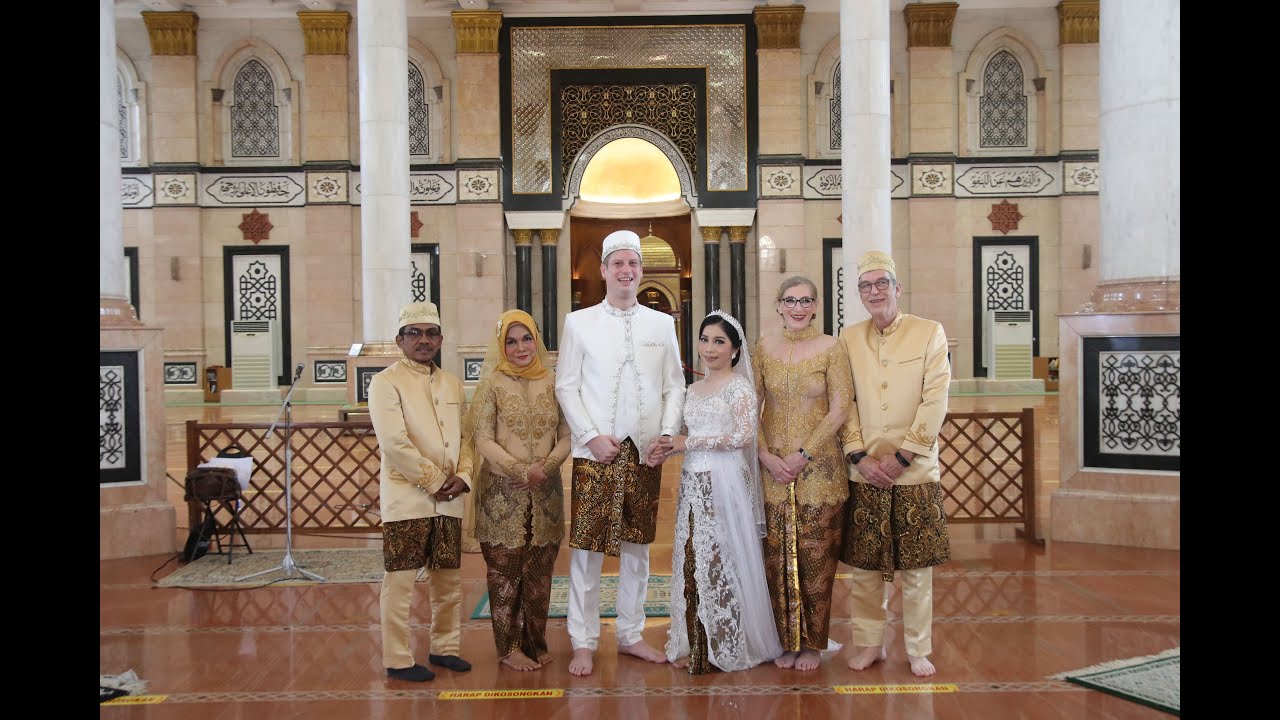 Cinematic Wedding || Ceremony || Akad Nikah Bule Eropa (Netherlands) dan Indonesia