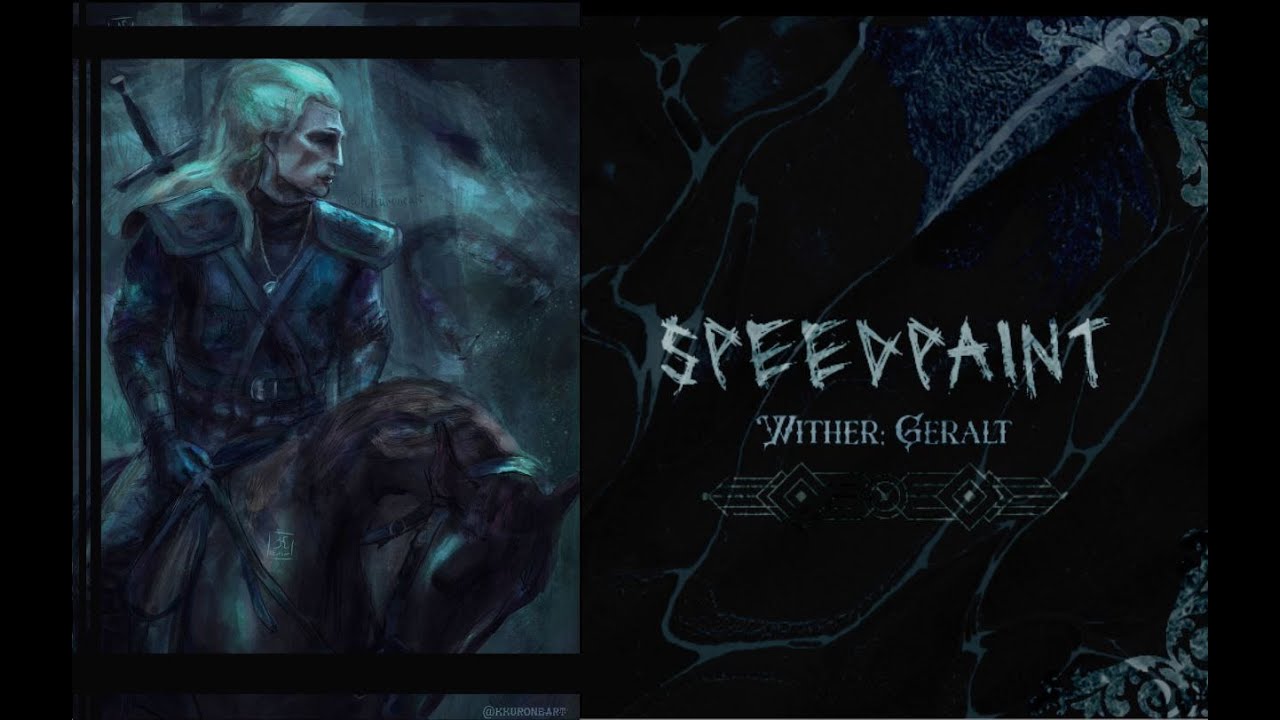 Witcher: Geralt | Speedpaint [Krita] | Fanart