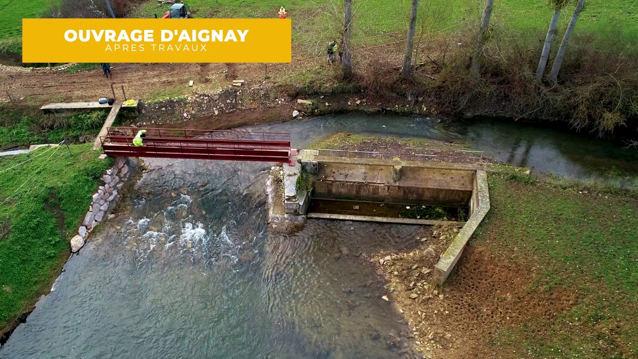 Amélioration du fonctionnement naturel de la rivière la Bouzaise