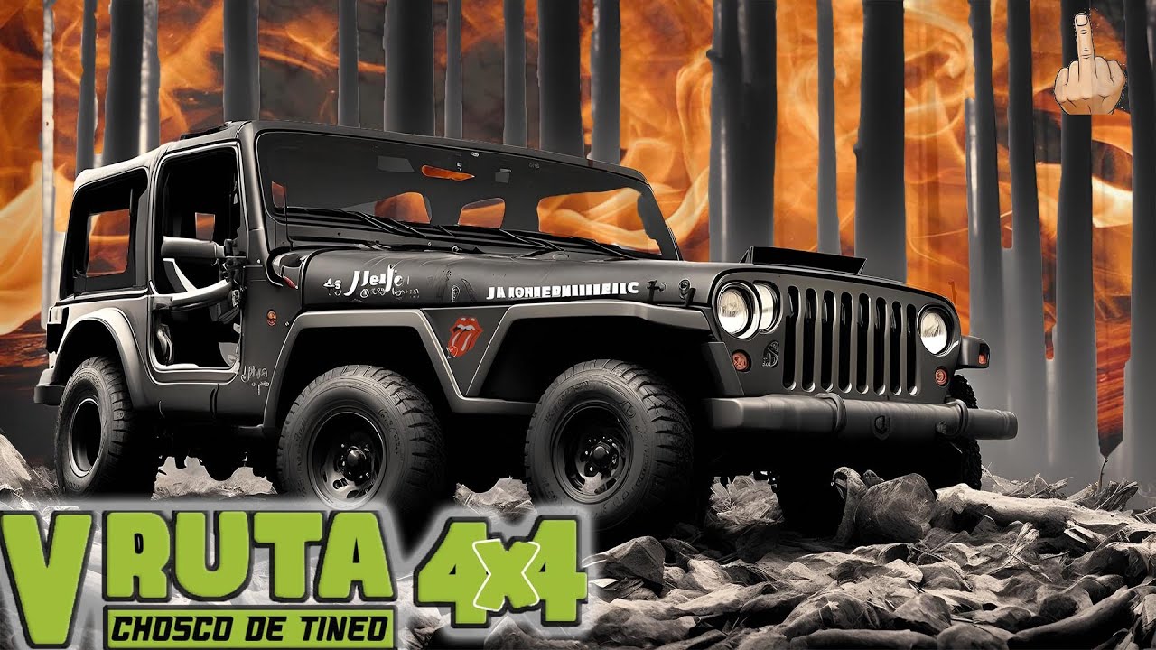 Ruta Tineo 4x4 2023 Megavideo oliendo a quemado Asturias #offroad 🚙 arviza🍺 Ruta Chosco