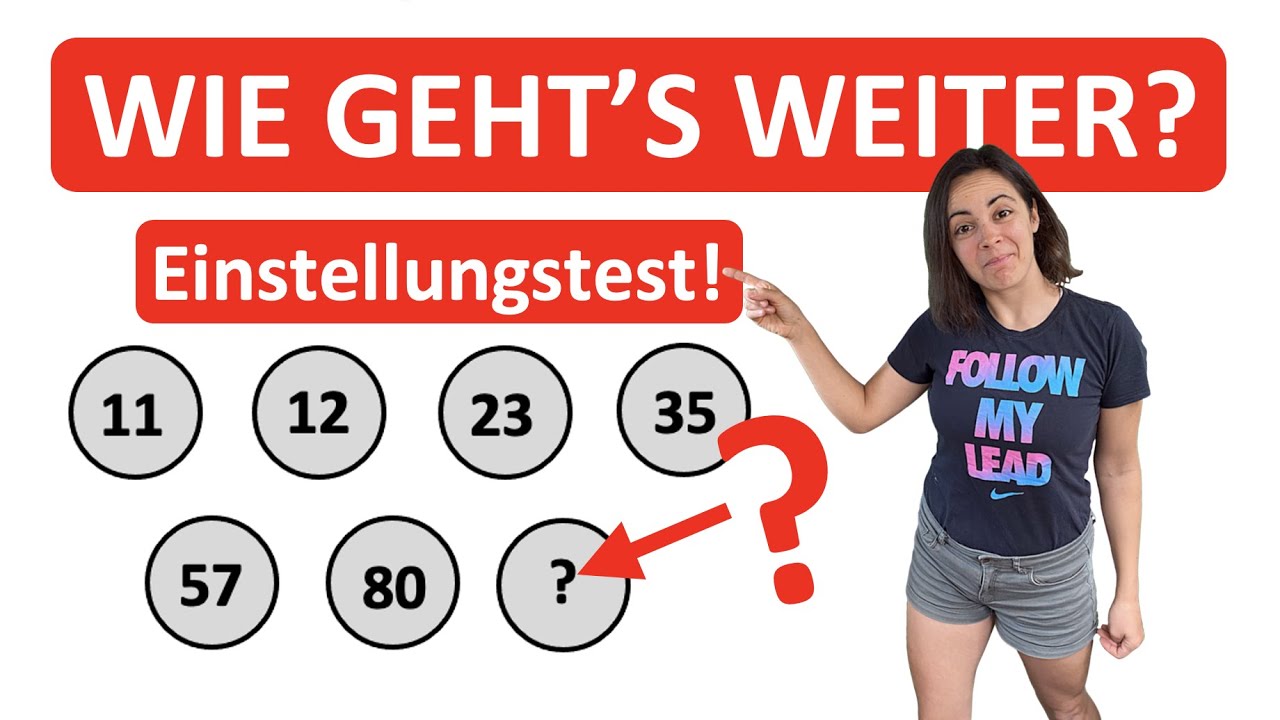Einstellungstest Logik | Assessment Center Aufgabe duales Studium | Zahlenreihe lösen
