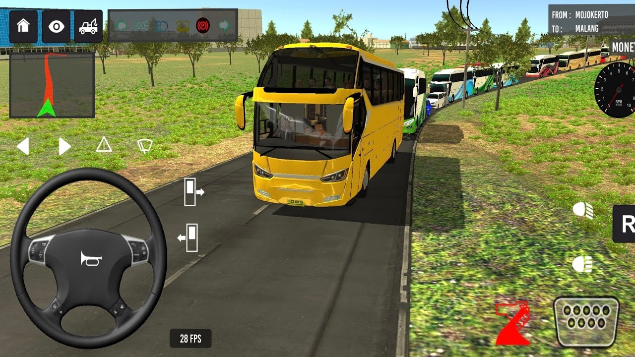 Indonesia Coach bus driving 😍💥 | Euro bus simulator 2026 Android gameplay #game 1 Part 55