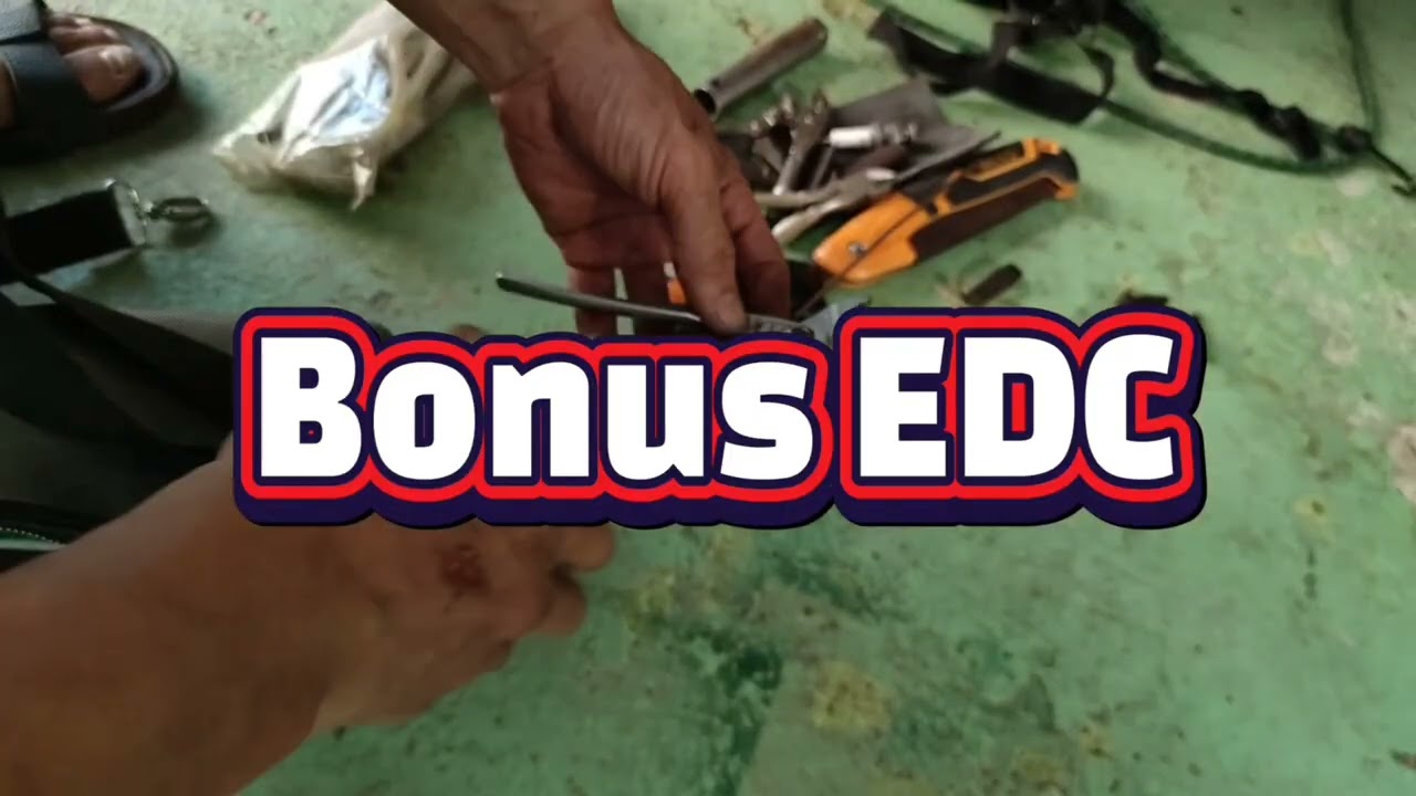 EDC bag, tool bag & workout. What's  in my bags..