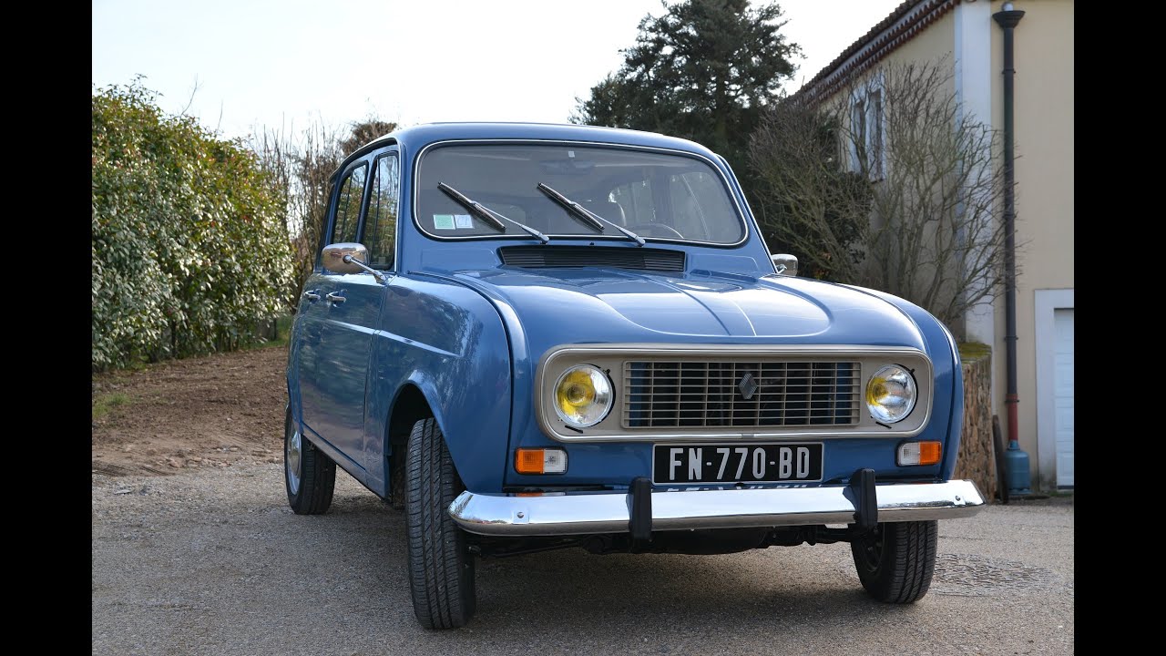 Restauration Renault 4L de 1983