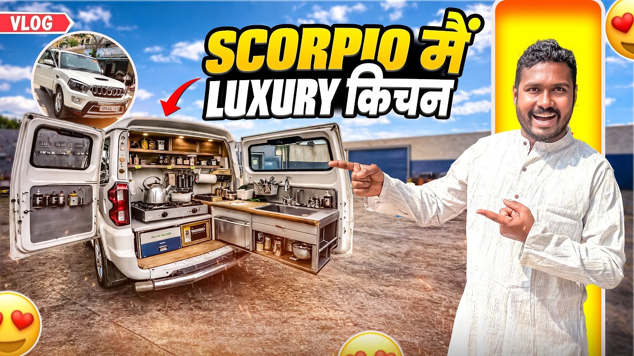 Scorpio Ko Banaya 5-Star Kitchen Van 😍 | Total Expense & Earning