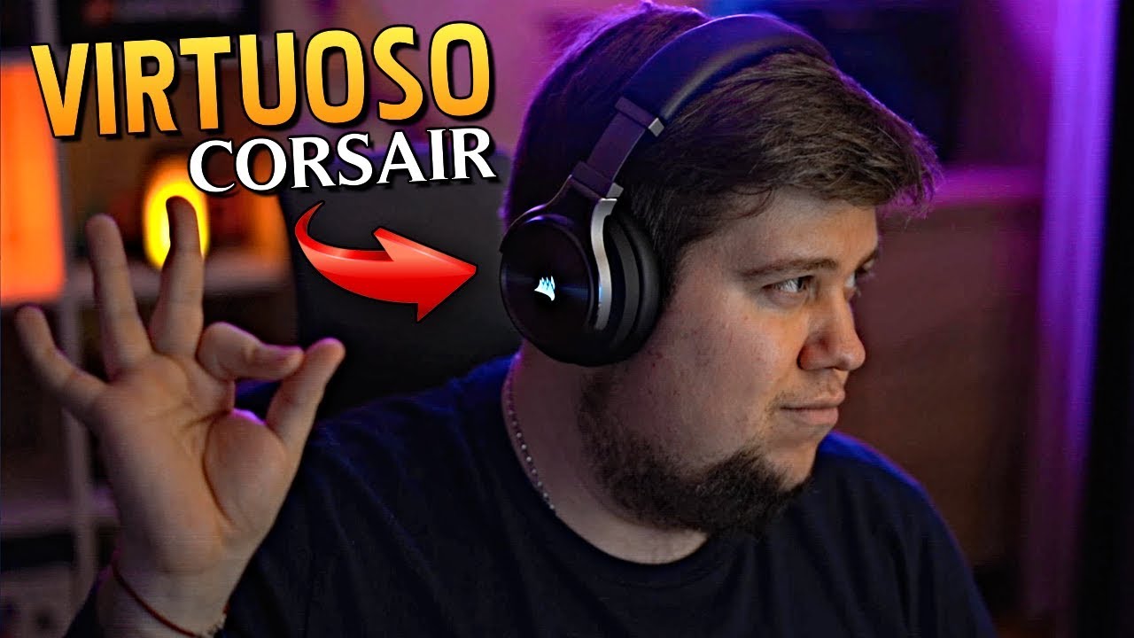 ПЕРВЫЙ ОБЗОР НА РУССКОМ - CORSAIR VIRTUOSO RGB WIRELESS SE