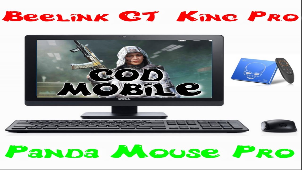 CODM на тв-боксе BEELINK GT King PRO через PANDA MOUSE PRO