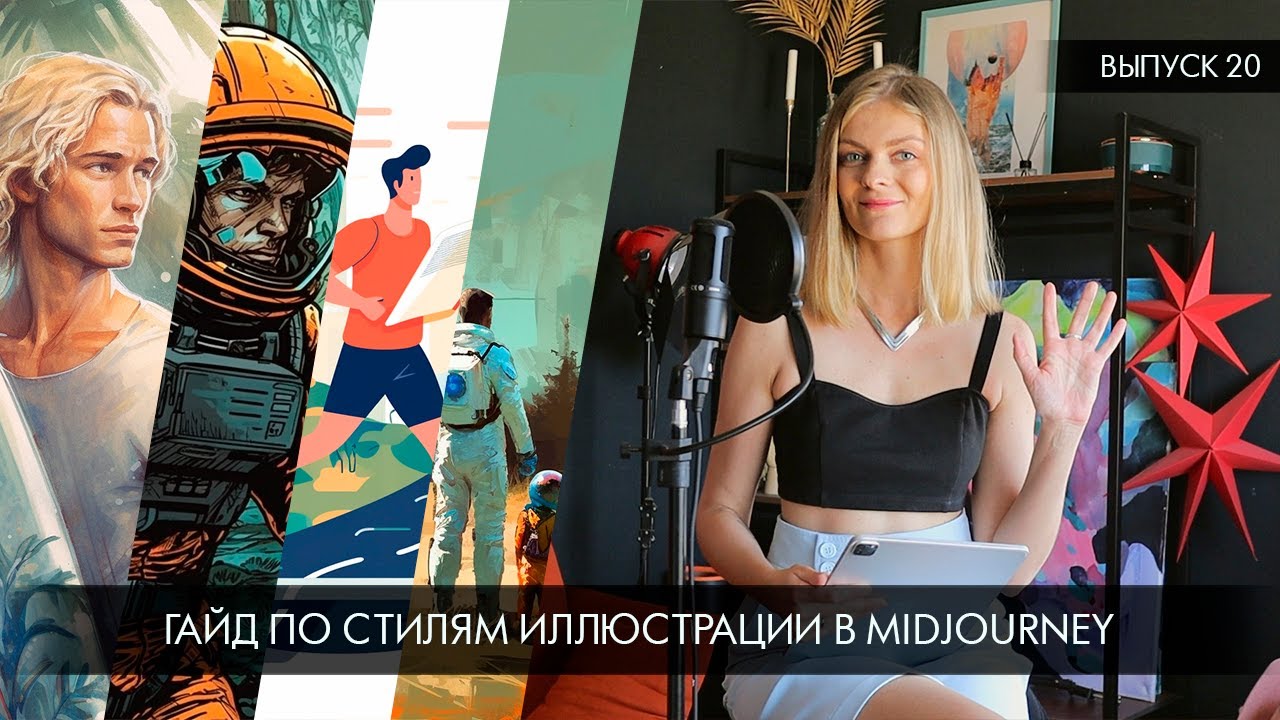 Midjourney ⚡️ Гайд по стилистическим запросам для иллюстраций ⚡️