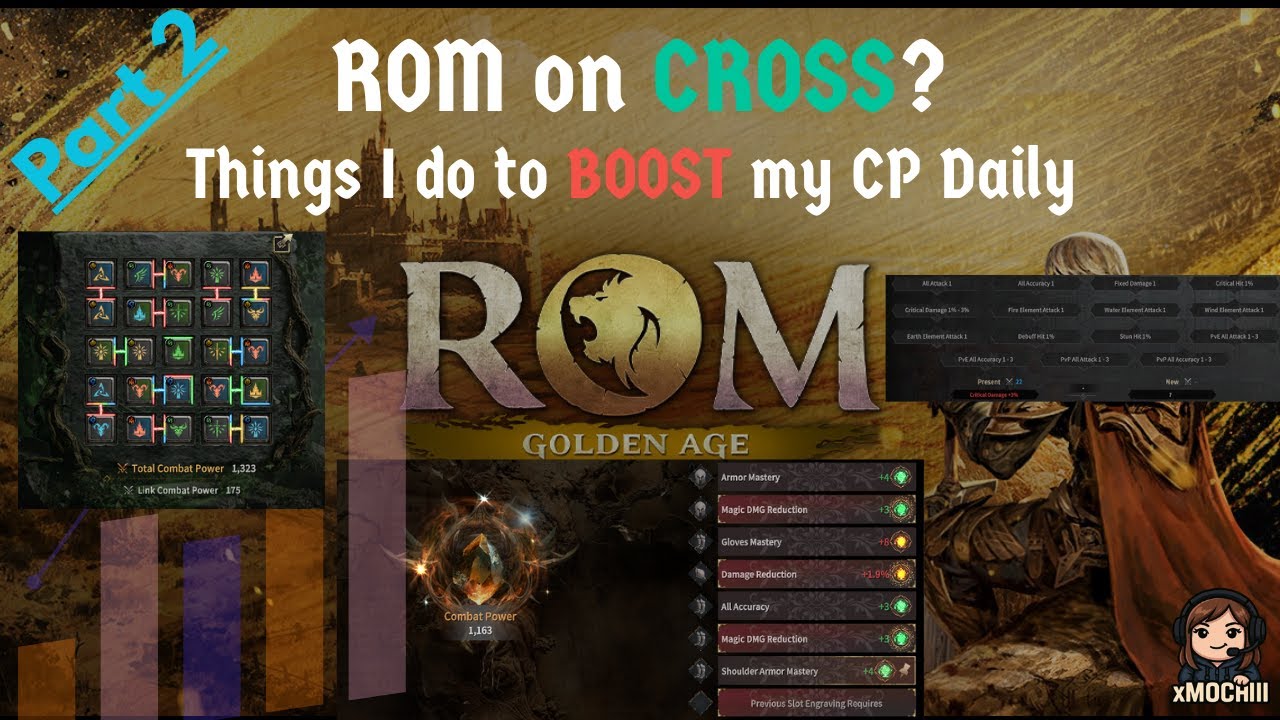 ROM Golden Age on CROSS | CP Boost Guide PART 2 💪 More Ways I Increase Combat Power