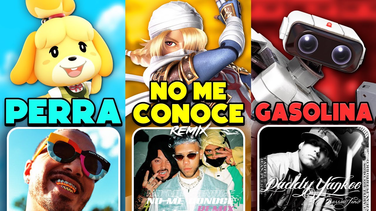 Una Canción De REGGAETON / TRAP Para Cada Personaje De SMASH