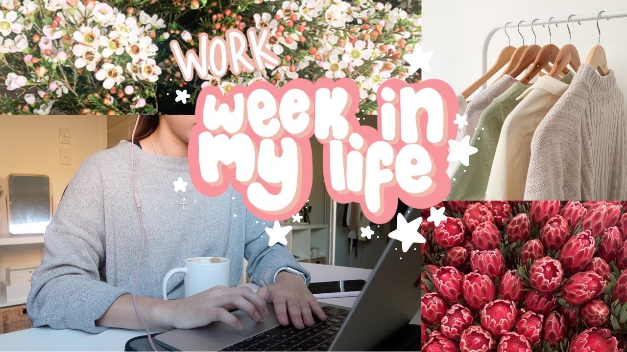 WORK WEEK IN MY LIFE! | friends, coffee, side hustles + productivity chats