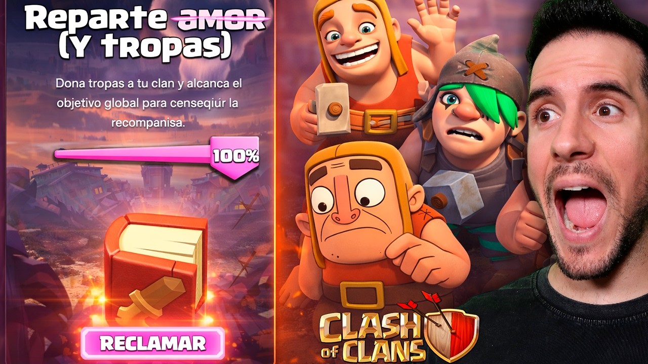 ⚔️ Ataques, farmeo y Libro de Lucha GRATIS | Clash of Clans HOY