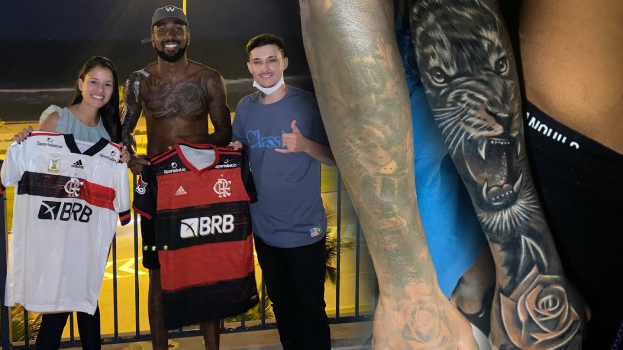 FIZ UMA REFORMA DE TATTOO NO GERSON 🇧🇷⚽️