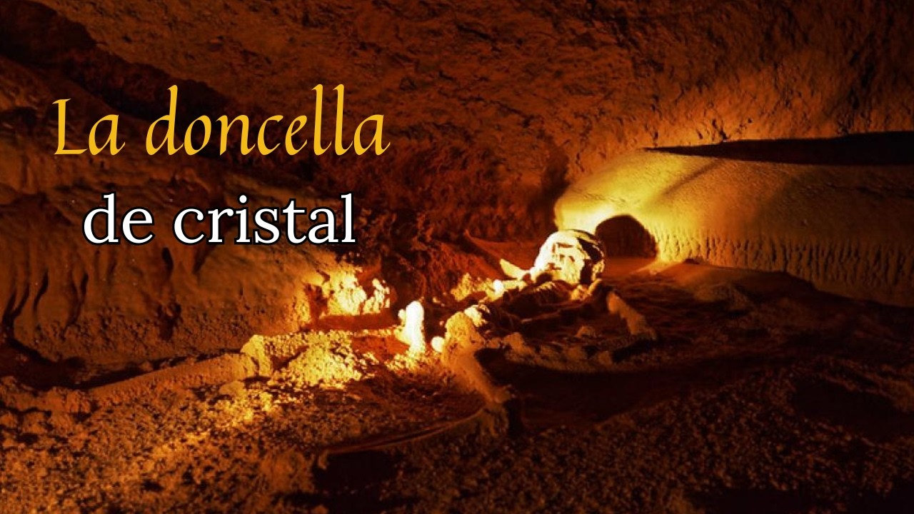 El esqueleto brillante de la Doncella de Cristal Maya