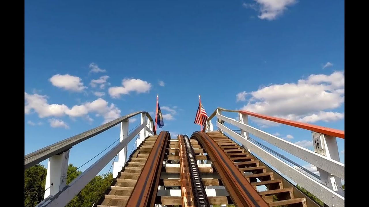 Yankee Cannonball (Front seat POV) - Canobie Lake Park