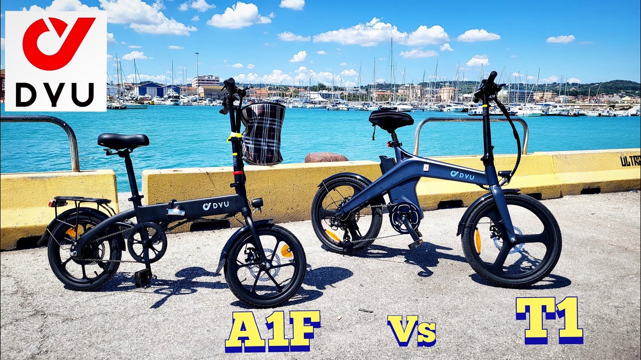Confronto Ebike da città ripieghevoli : Dyu T1 vs Dyu a1f | sensore di coppia e pedalata assistita 🔥