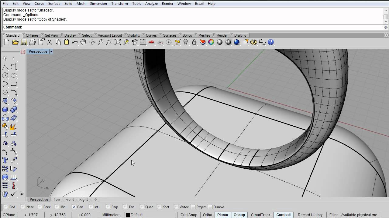 Rhino 5 WIP Advanced Display Modes