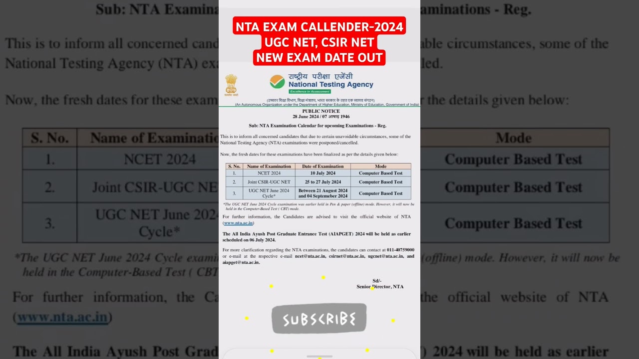 NTA NEW EXAM DATE OUT, UGC NET RE-EXAM, CSIR NET RE-EXAM #ugc #newexamdate #UGCNEWUPDATES