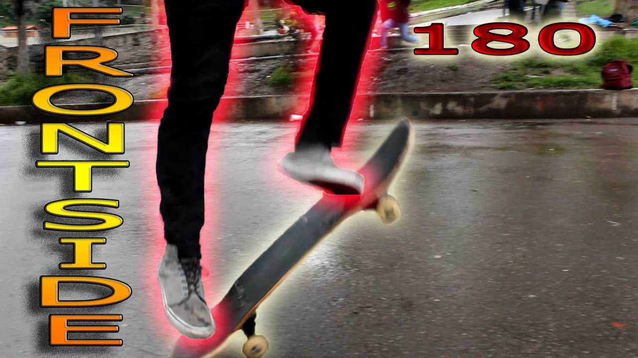 Como hacer Frontside 180 (TUTORIAL español latino)