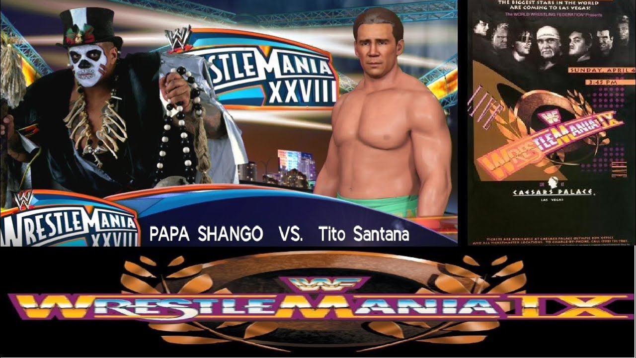 WrestleMania IX | Tito Santana vs Papa Shango