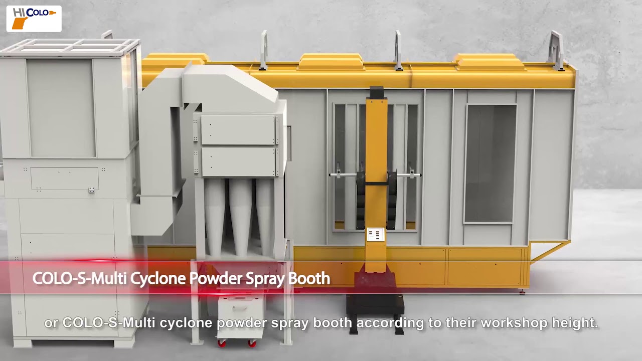 how to choose a suitable powder coating spray booth  ?