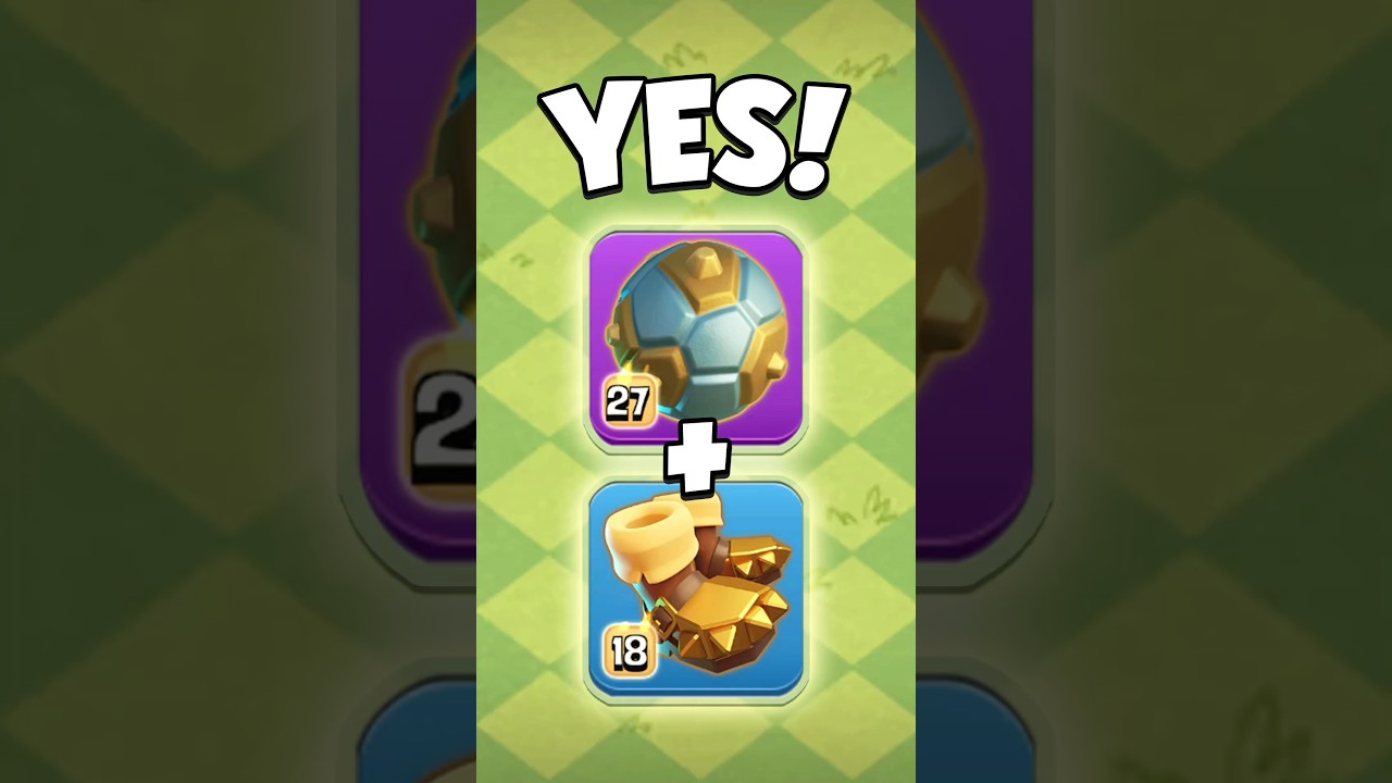 Spiky Ball + Earthquake Boots = WOW!!!  Must Use AFTER Update (Clash of Clans)