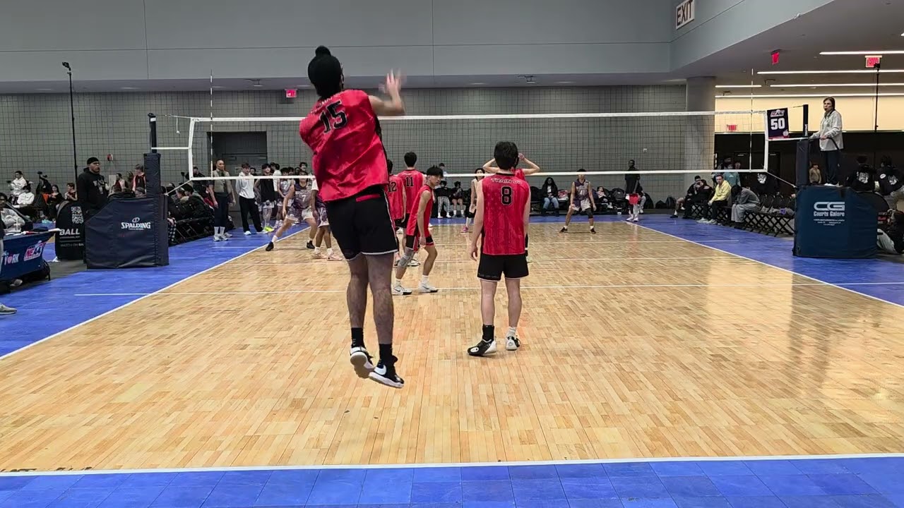 NYCOPENVB 2/8/26 - Train up 18vb VS NYC Raptors 18, 2nd set 25-17
