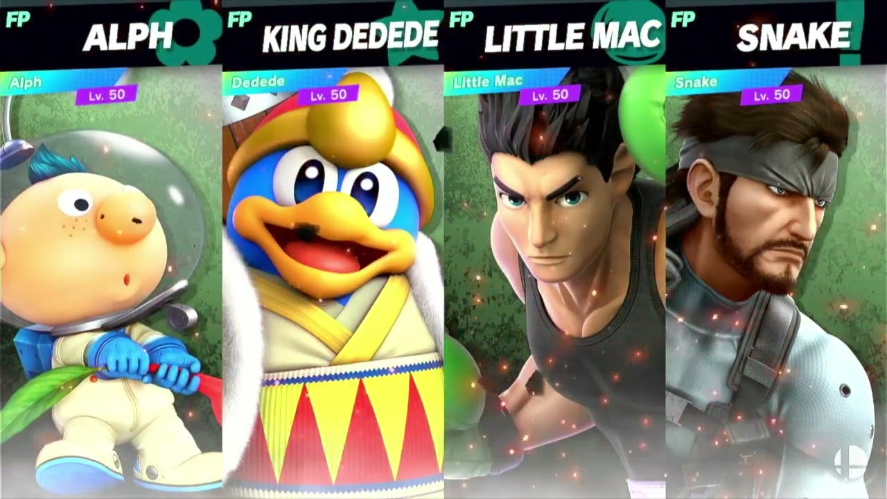 Super Smash Bros Ultimate Amiibo Fights Poll Fighters Tourney 2 December Week 2