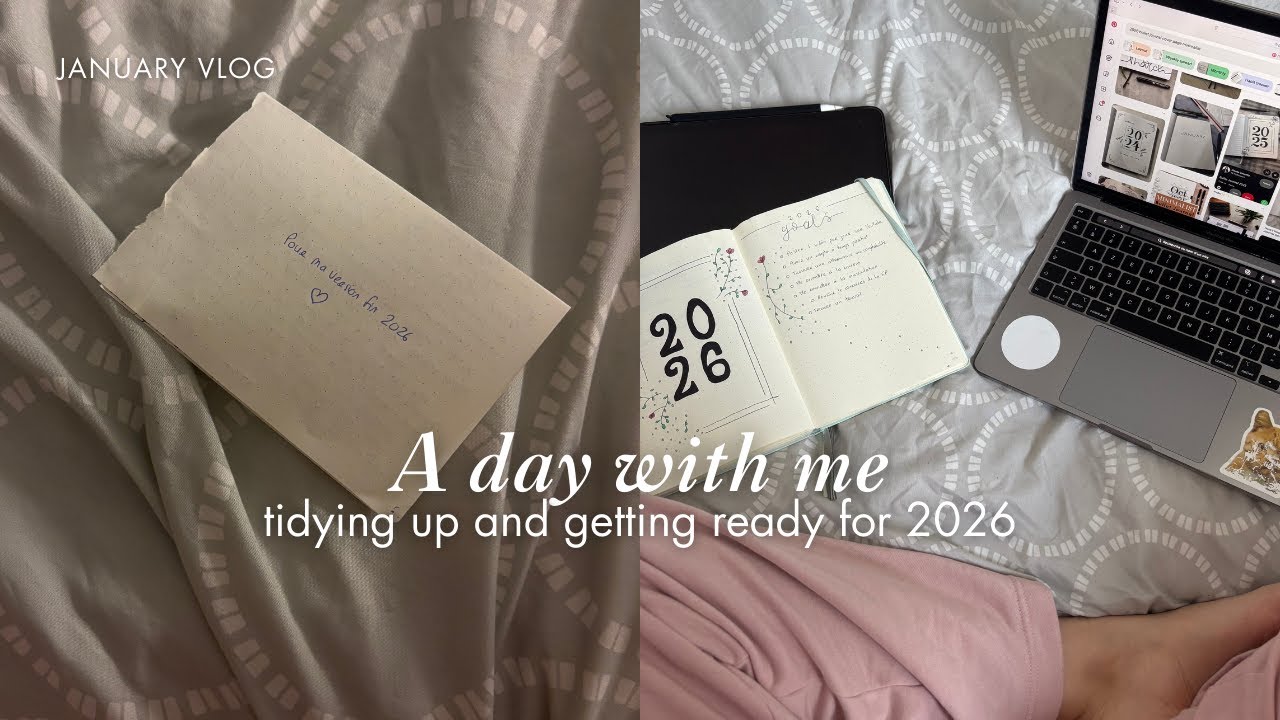 introvert vlog 1 : cleaning, organizing & resetting my life for 2026