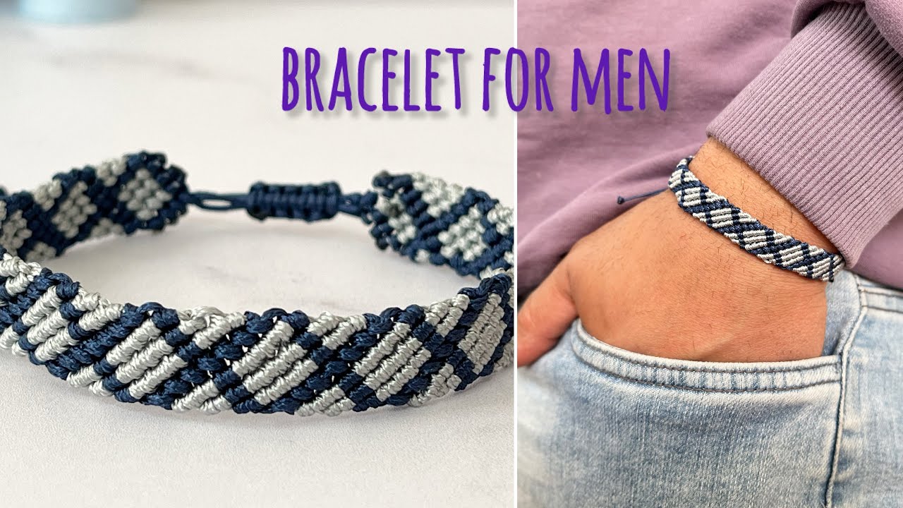 Macrame Bracelet Tutorial for Men – Step by Step | Easy Handmade Bracelet for Gifts & Business