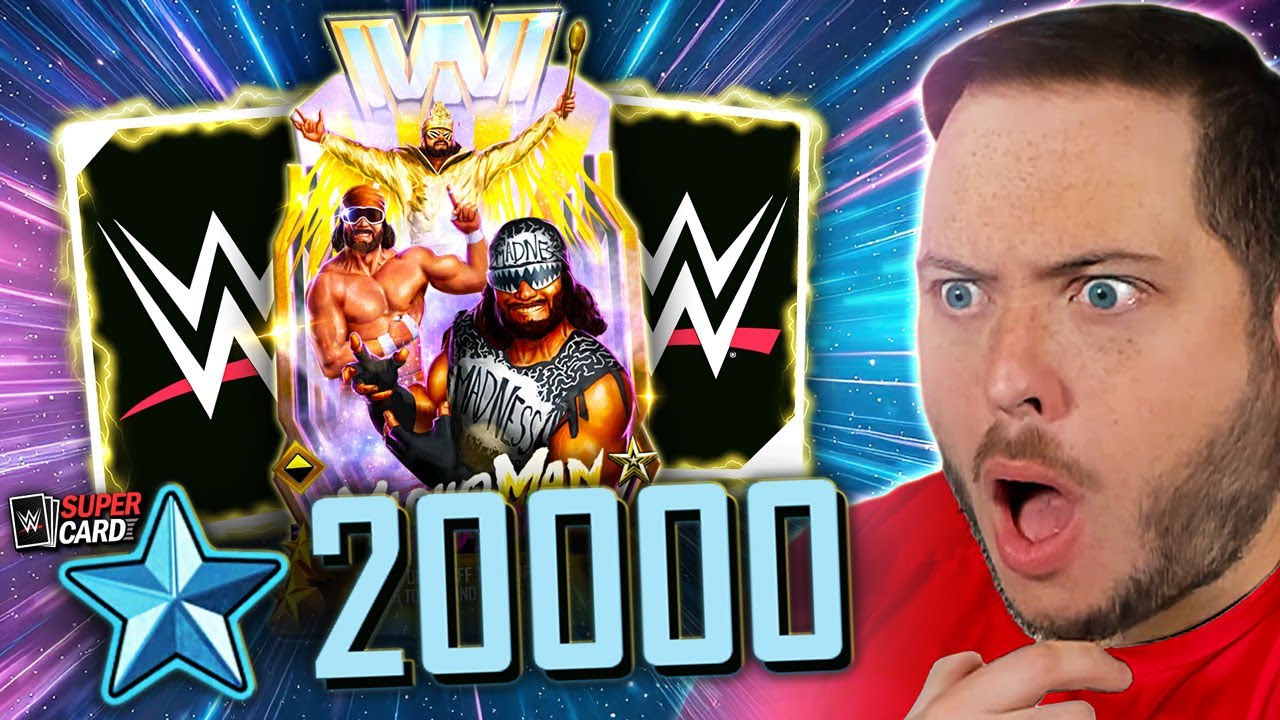 I BROKE THE RECORD in WWE SuperCard... 20,000 Stars!