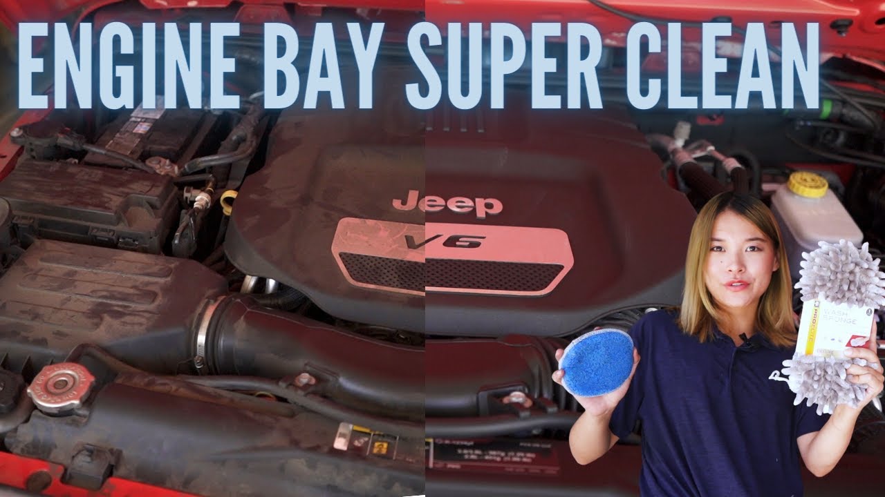Clean My Jeep's  Engine Bay For the FIRST TIME! | Super Satisfying!