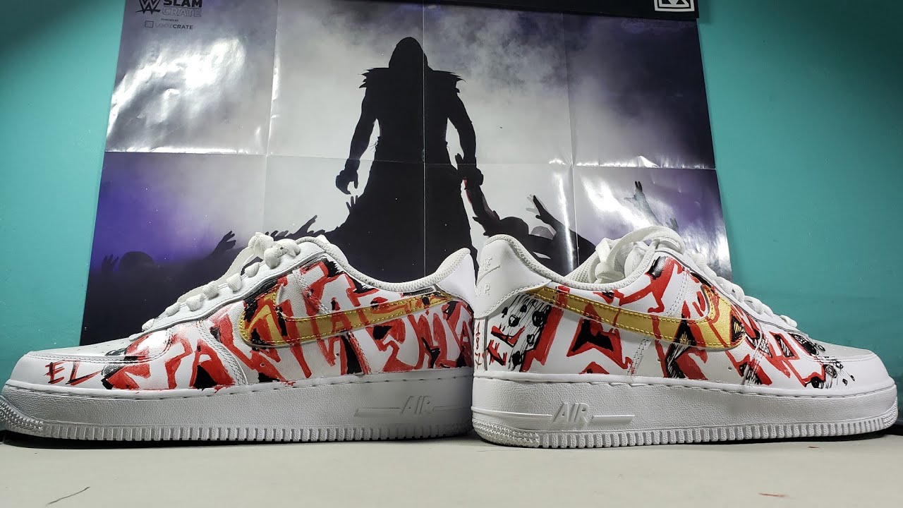 CUSTOM GRAFFITI ON AIRFORCE 1 |🧱🧱👨‍🎨👨‍🎨 AF1 Graffiti Custom
