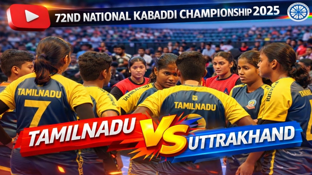 Tamil Nadu vs Uttarakhand | 72nd National Kabaddi Championship 2026 | Full Match