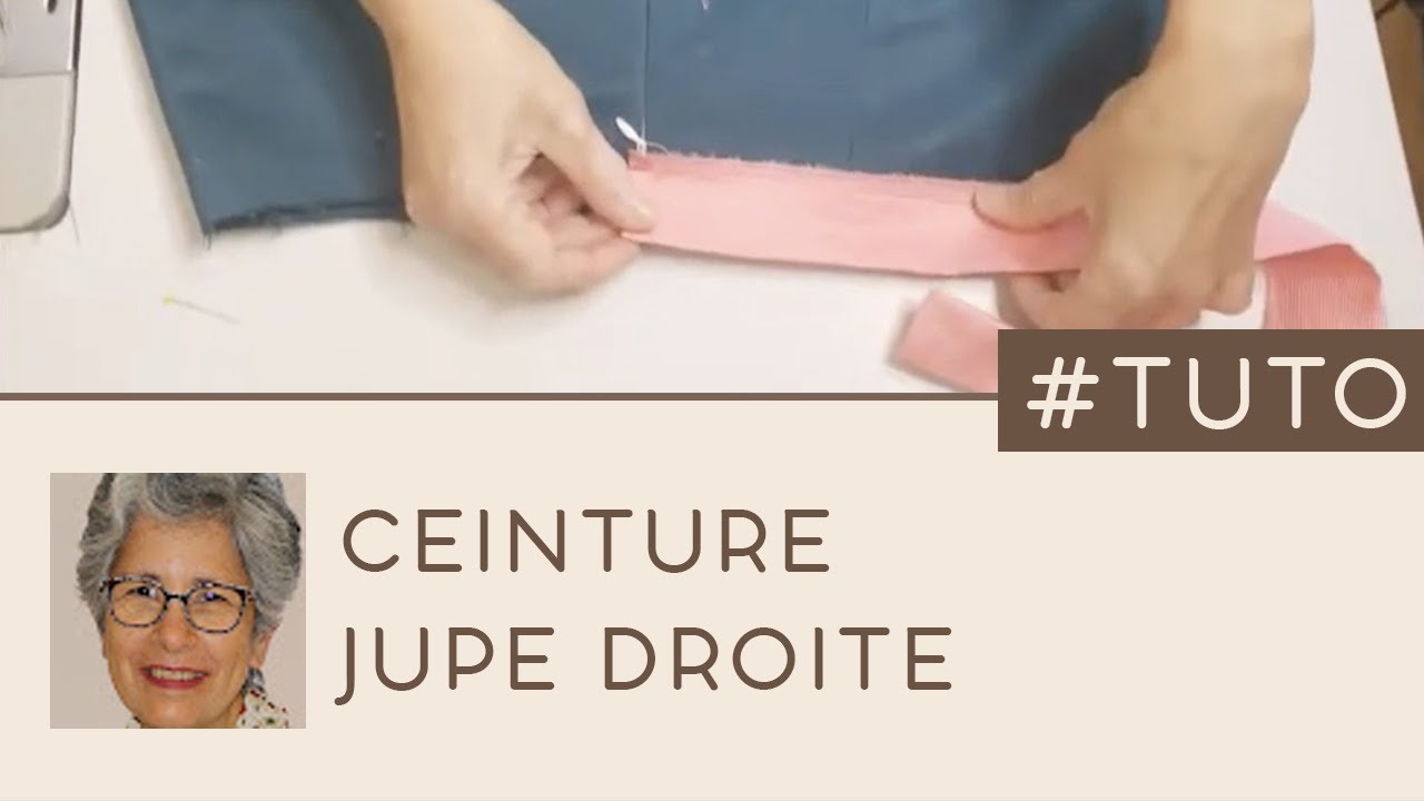 COUDRE UNE CEINTURE DE JUPE DROITE OU D'UN PANTALON