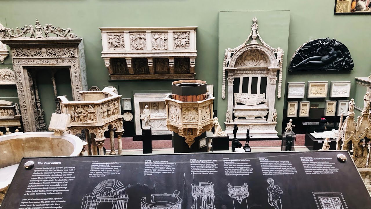 Victoria and Albert Museum Free visit in London.