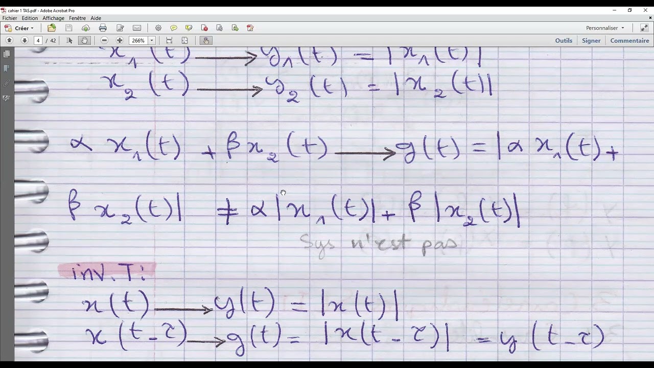 Cours 1: Traitement avancé du Signal : 