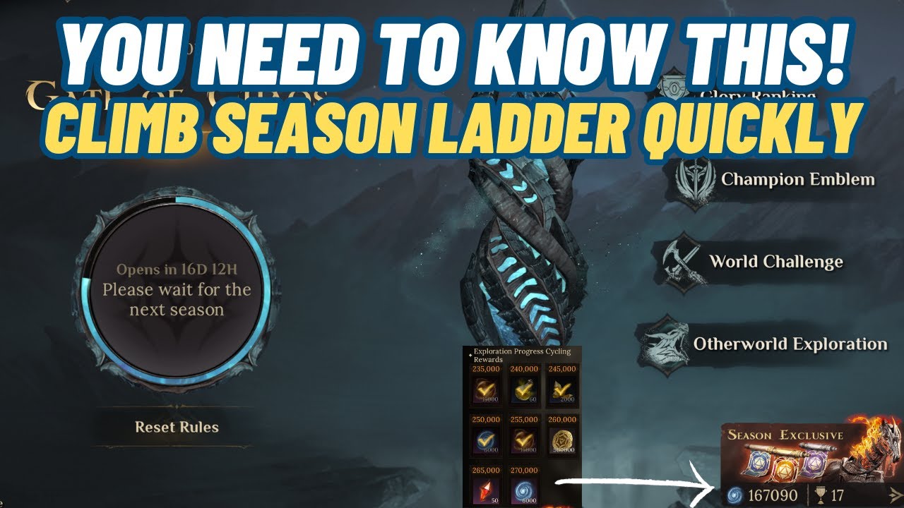 EASY WAY TO CLIMB SEASONAL LADDER ➡️ Otherworld Exploration - Must Know! 🐉DragonHeir Silent Gods🐉