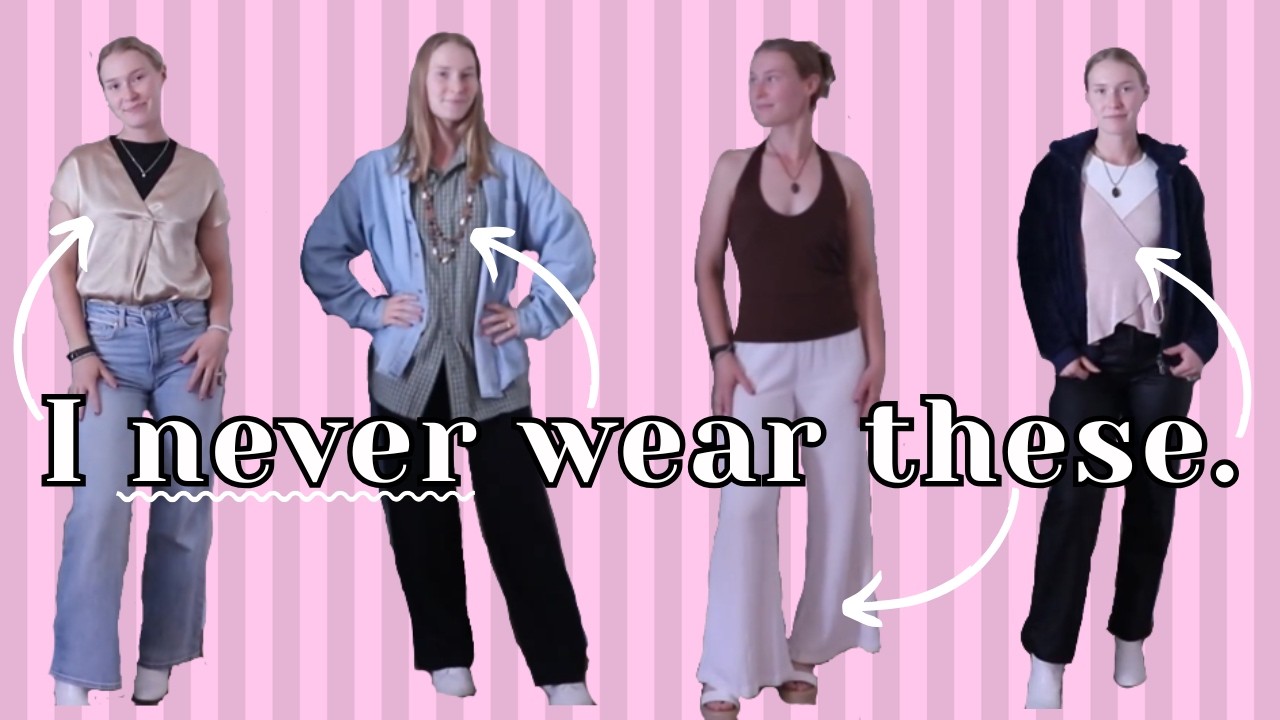 Styling clothes I NEVER WEAR || shopping my closet