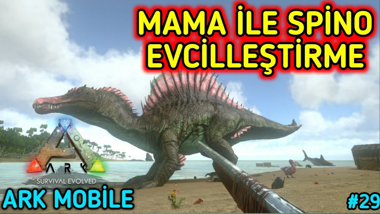 MAMA İLE SPİNO EVCİLLEŞTİRME - SPİNO NASIL EVCİLLEŞTİRİLİR - (Ark Mobile Türkçe)
