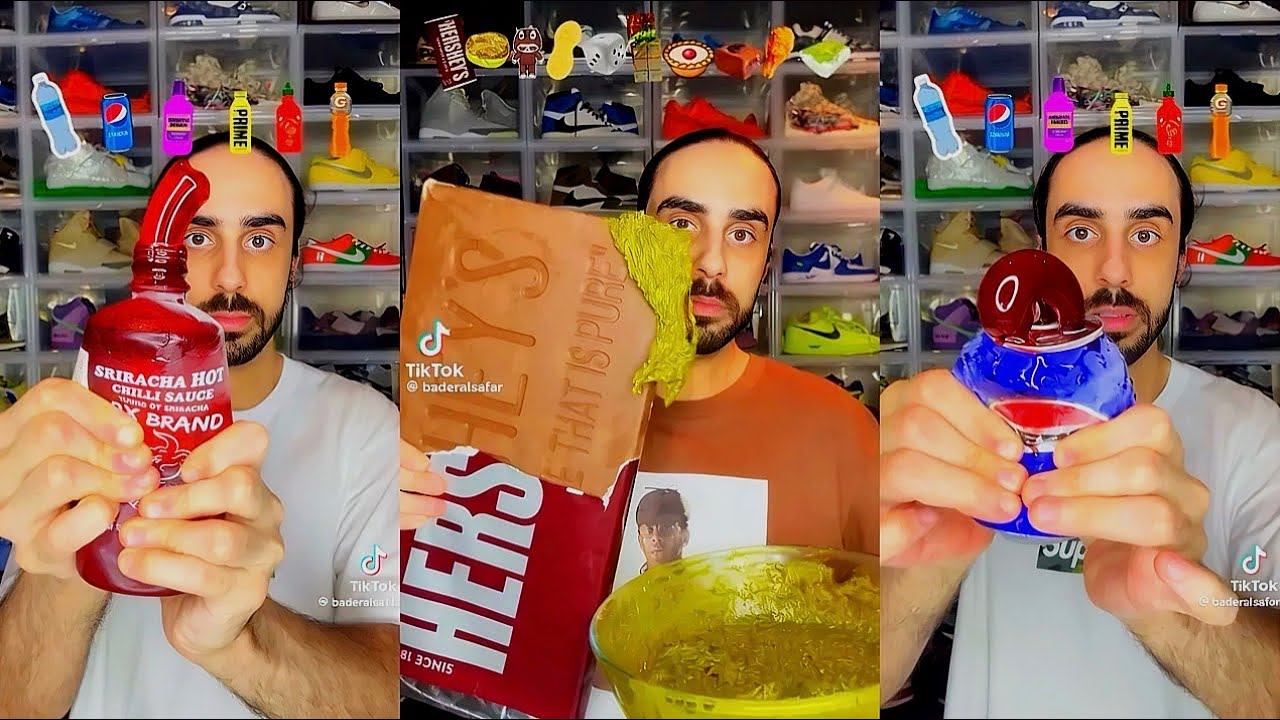 HE WONT STOP EATING 😱 (PART 3) | Bader Al Safar TikTok Compilation 